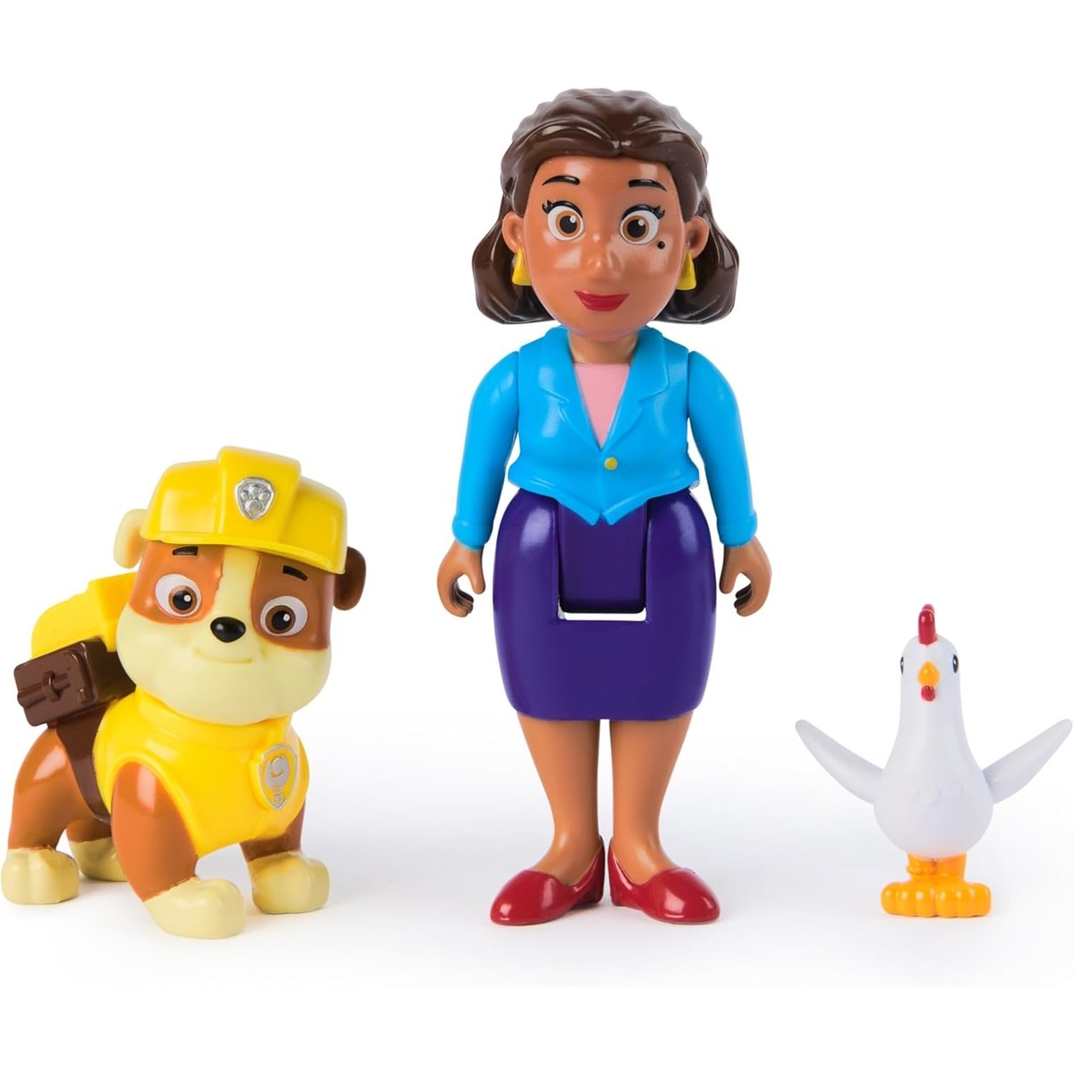 Paw Patrol - Figurines Hero Pup Core Rubble multicolore, SPIN MASTER