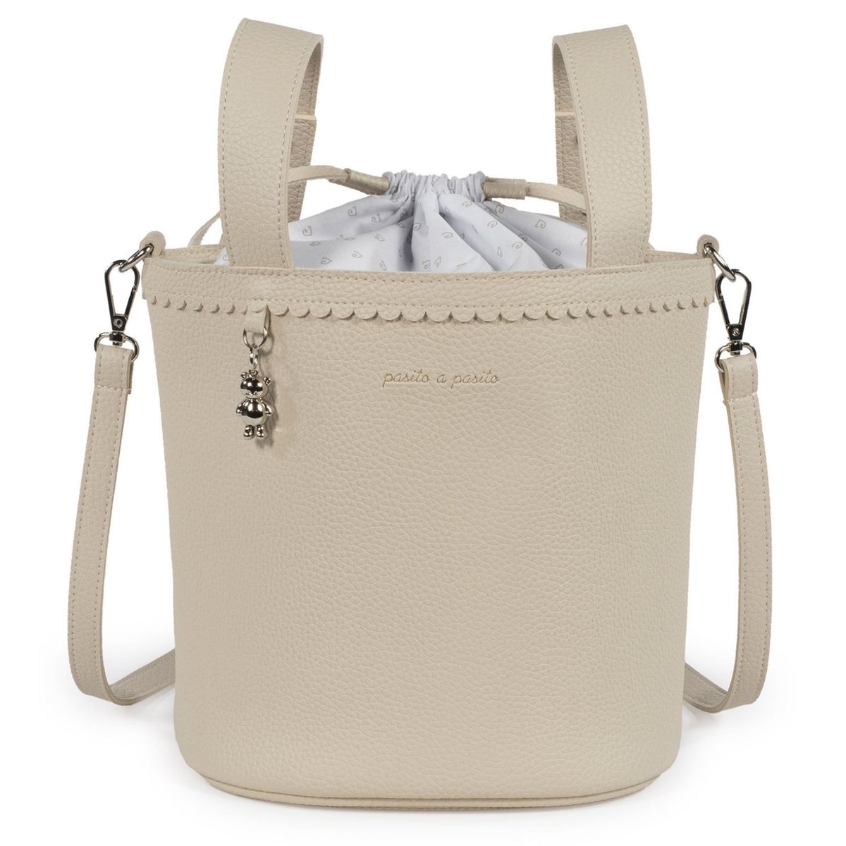 Sac Bucket Icon beige, PASITO A PASITO