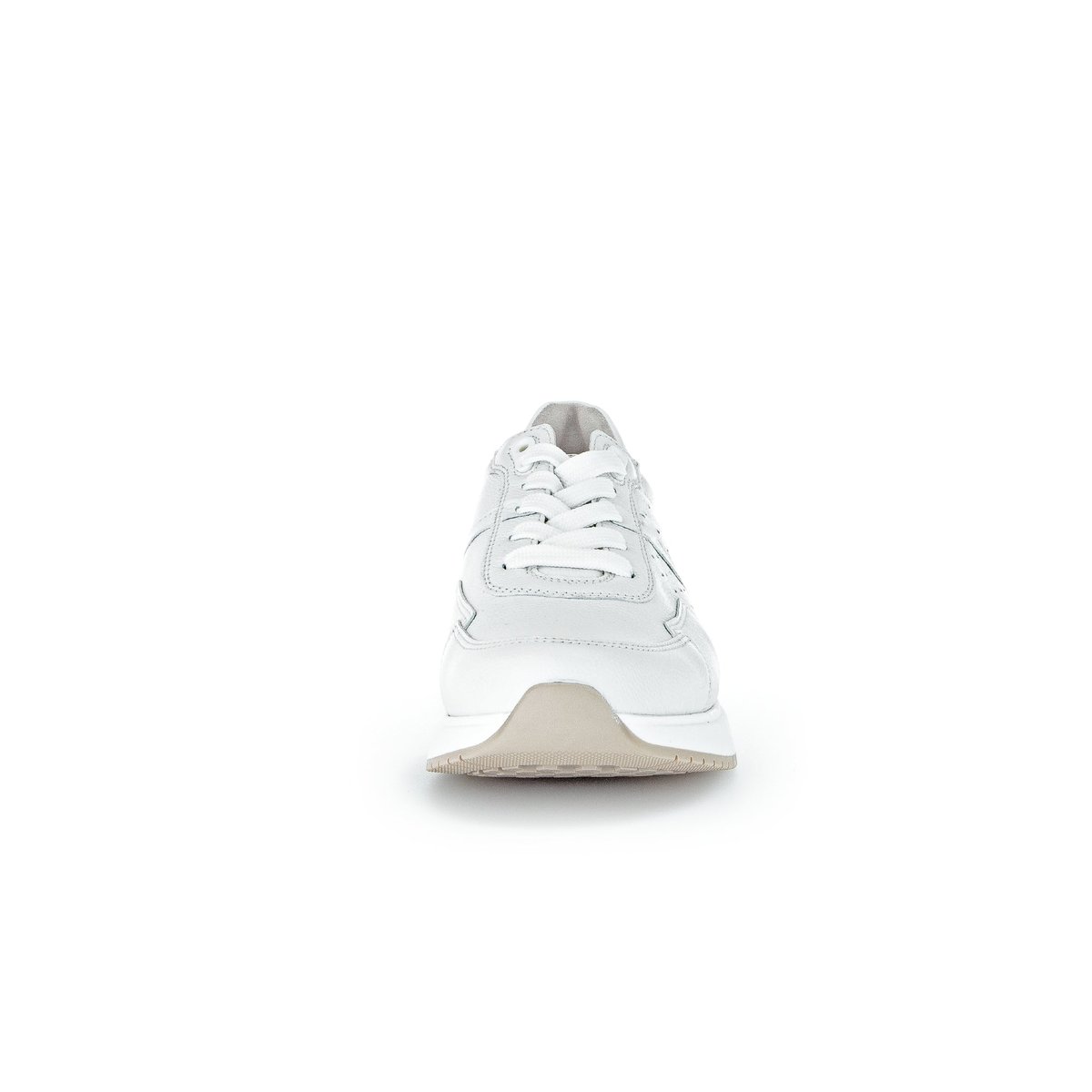 Baskets en cuir blanc, GABOR