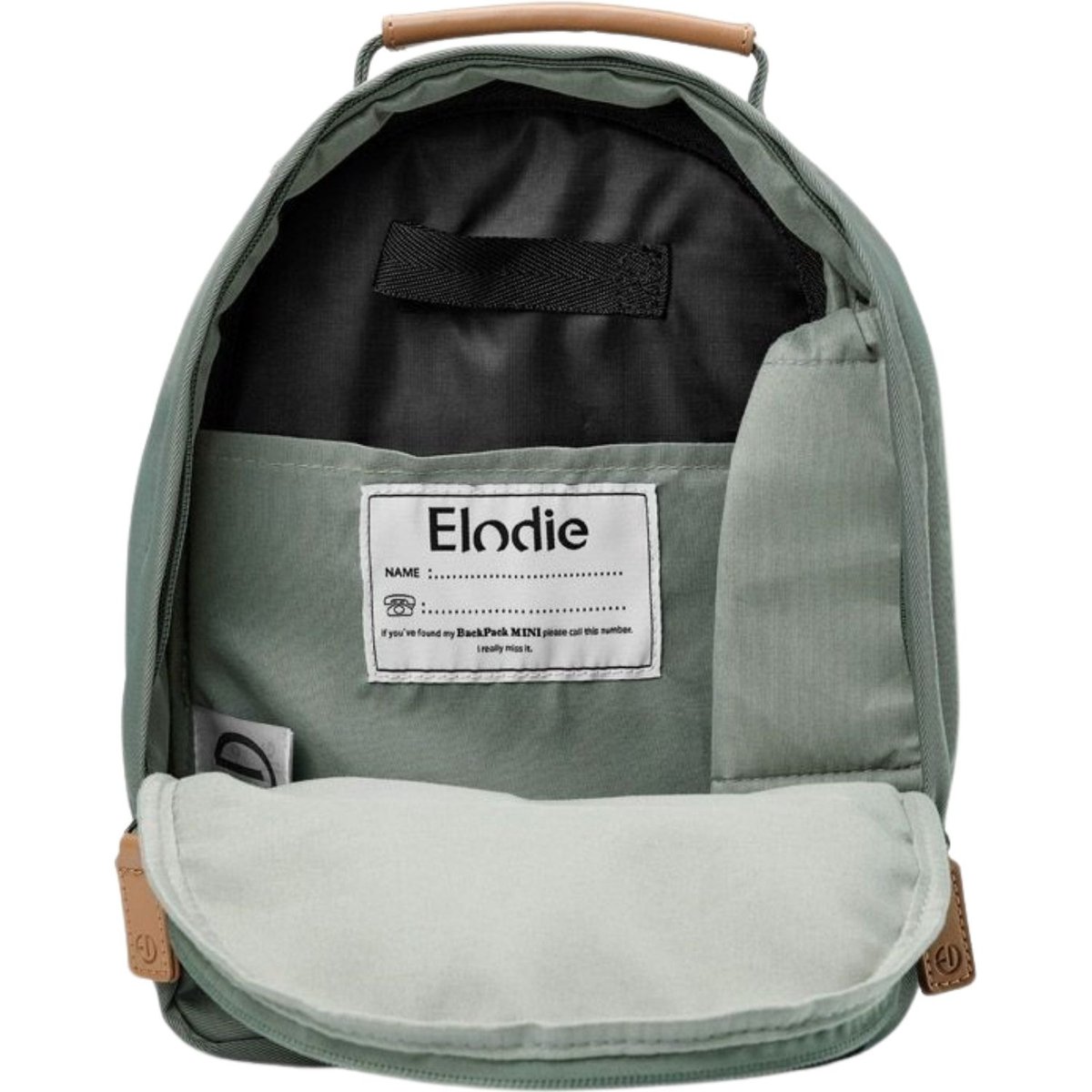 Sac à dos Mini gris, marron, ELODIE DETAILS