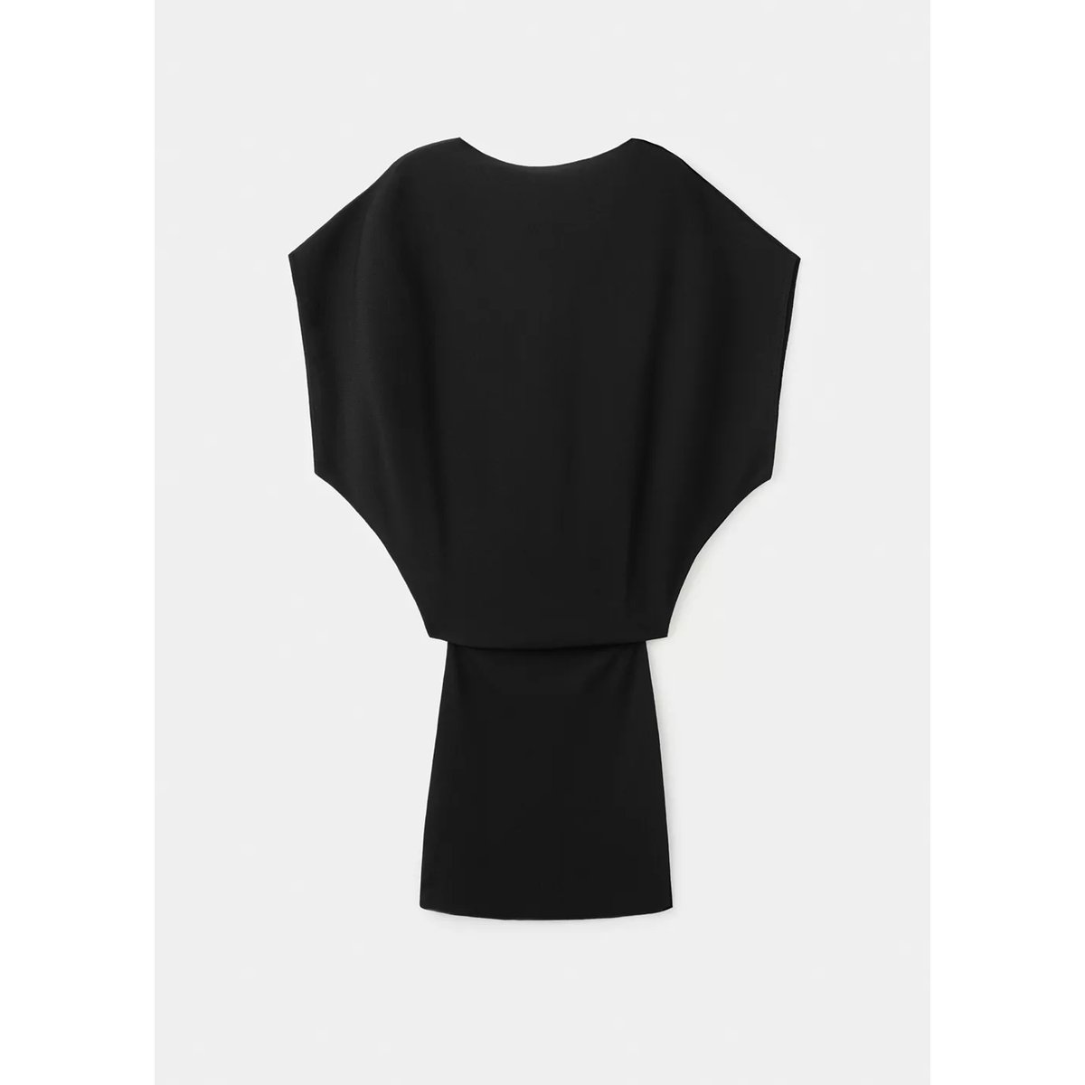 Robe ajustée en maille avec dos ouvert noir, MANGO