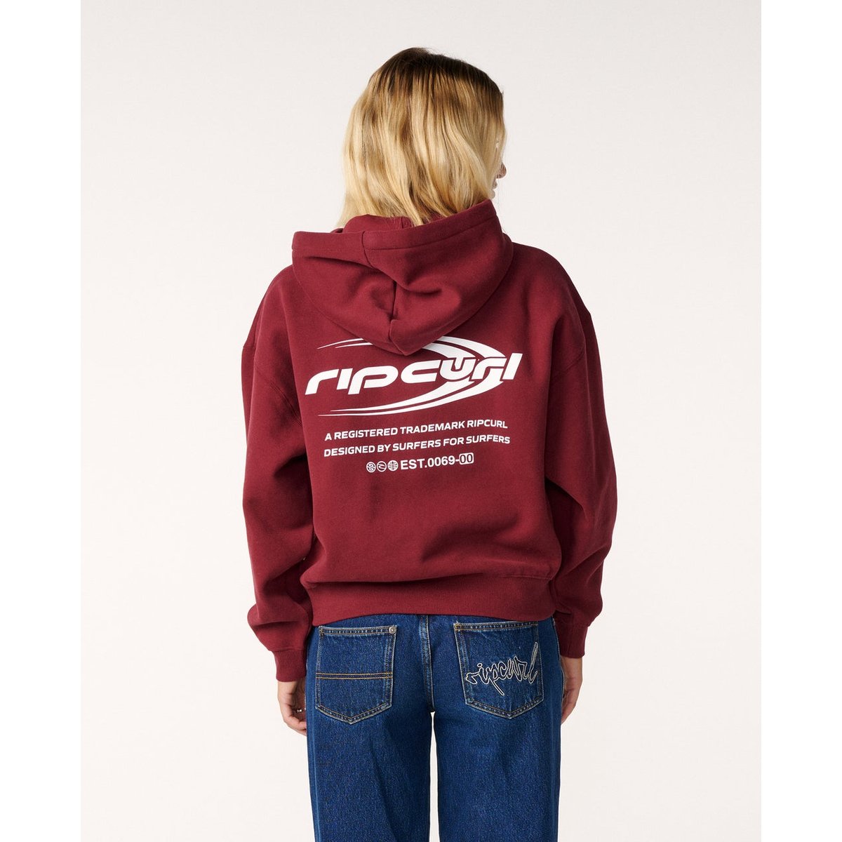 Sweat RC EVOLUTION bordeaux, RIP CURL
