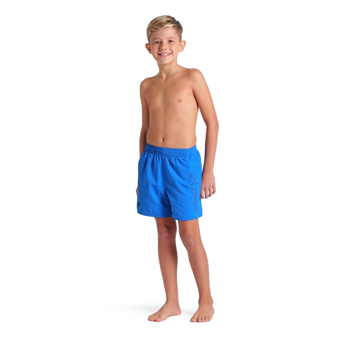 Boxer de plage arena Logotype pour garçon blue china-navy, ARENA
