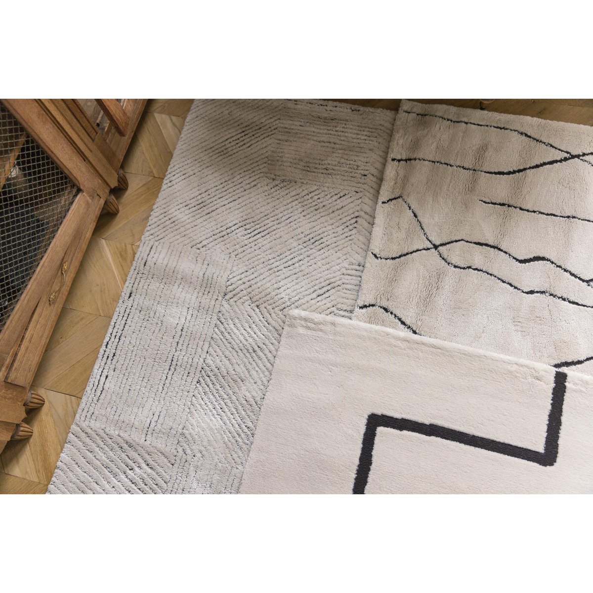 Tapis Luna neige, VIVARAISE