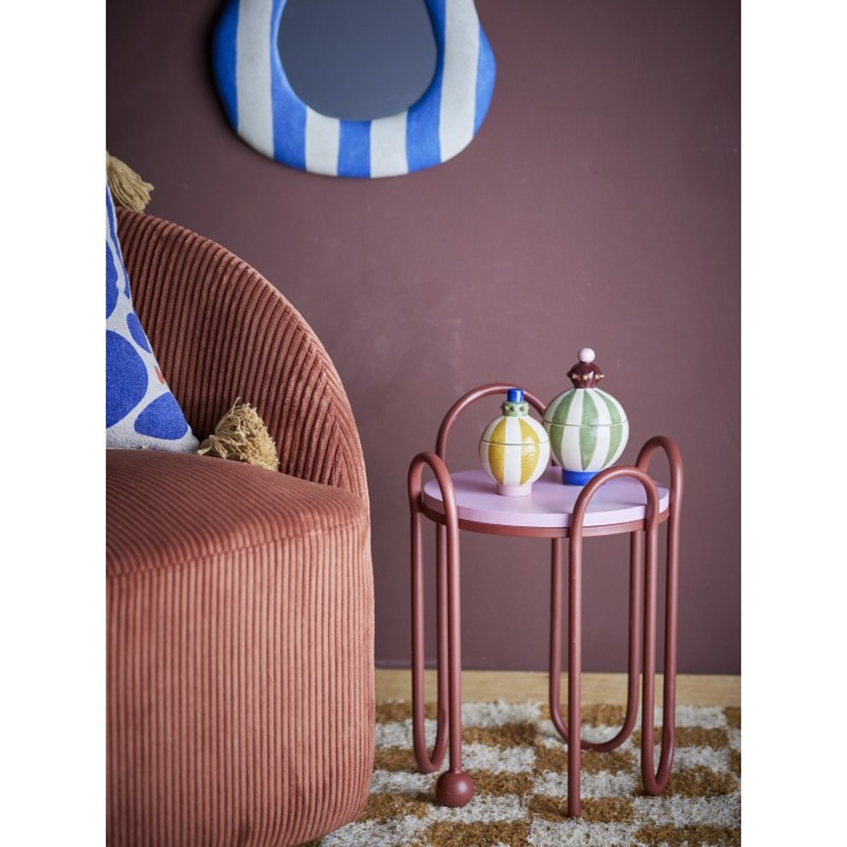 Mini table d'appoint design  Whimsica rouge, BLOOMINGVILLE