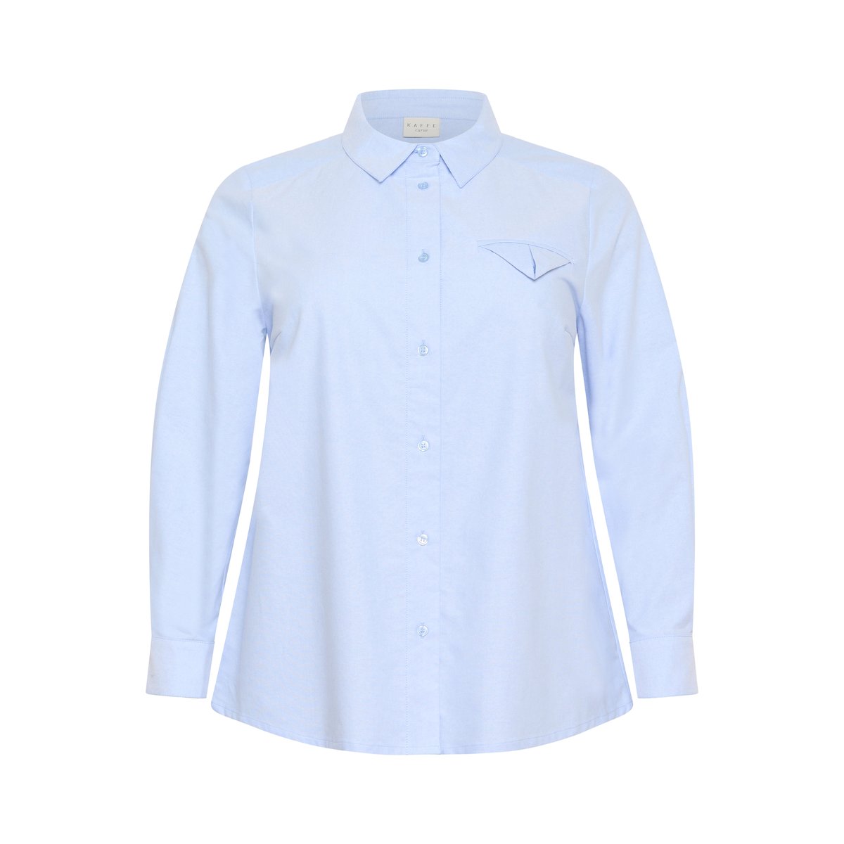 Chemise à manches longues bleu windsurfer melange, KAFFE CURVE