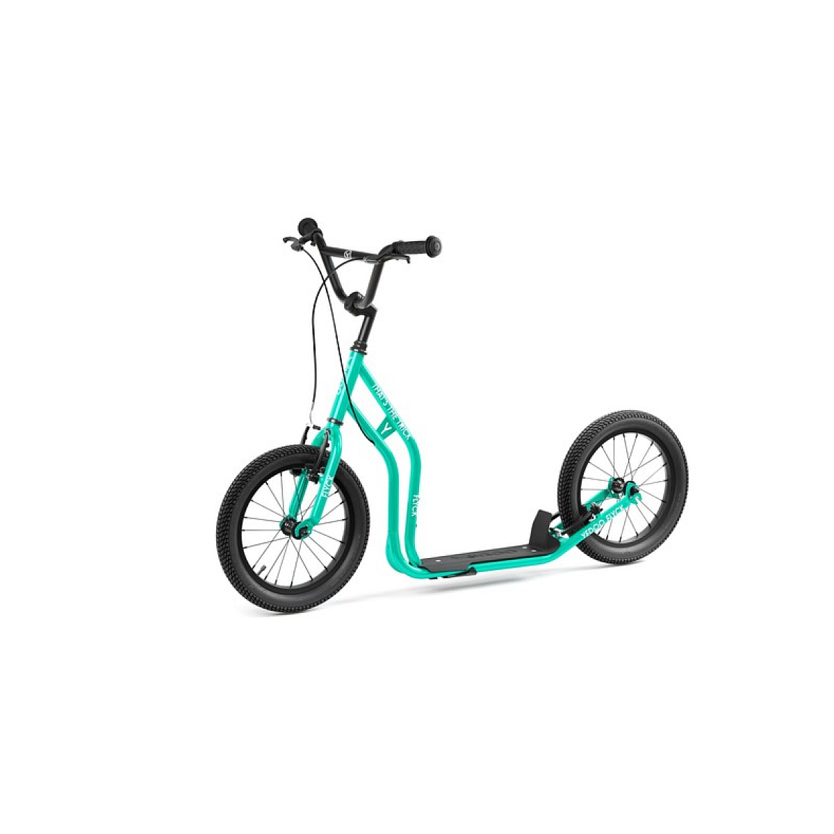 Trottinette flyck turquoise couleur unique, YEDOO