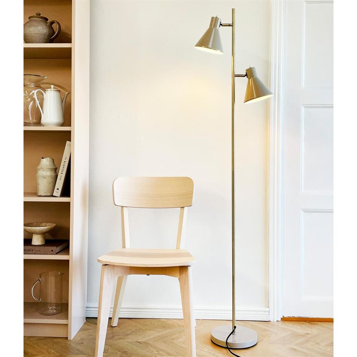 Lampadaire en Métal, vert menthe SLEEP marron, DYBERG LARSEN