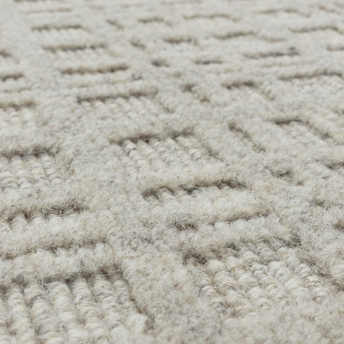 Thatch Handwoven Wool Rug grey, SO'HOME