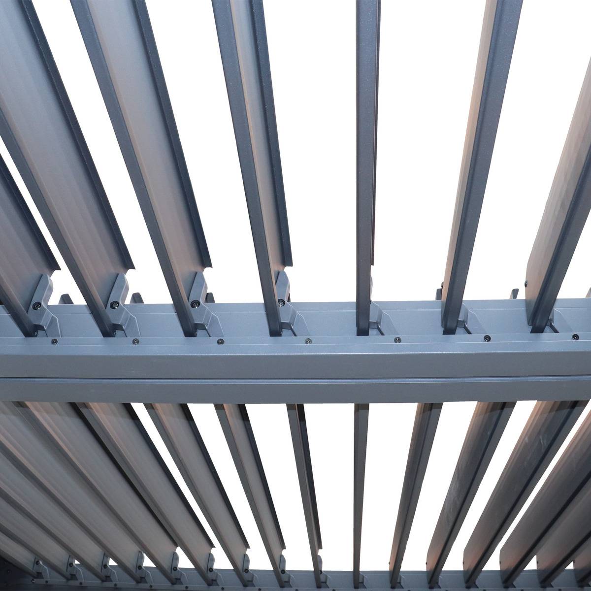 Pergola autoportante 3x3m EVONIS gris graphite, HESPERIDE