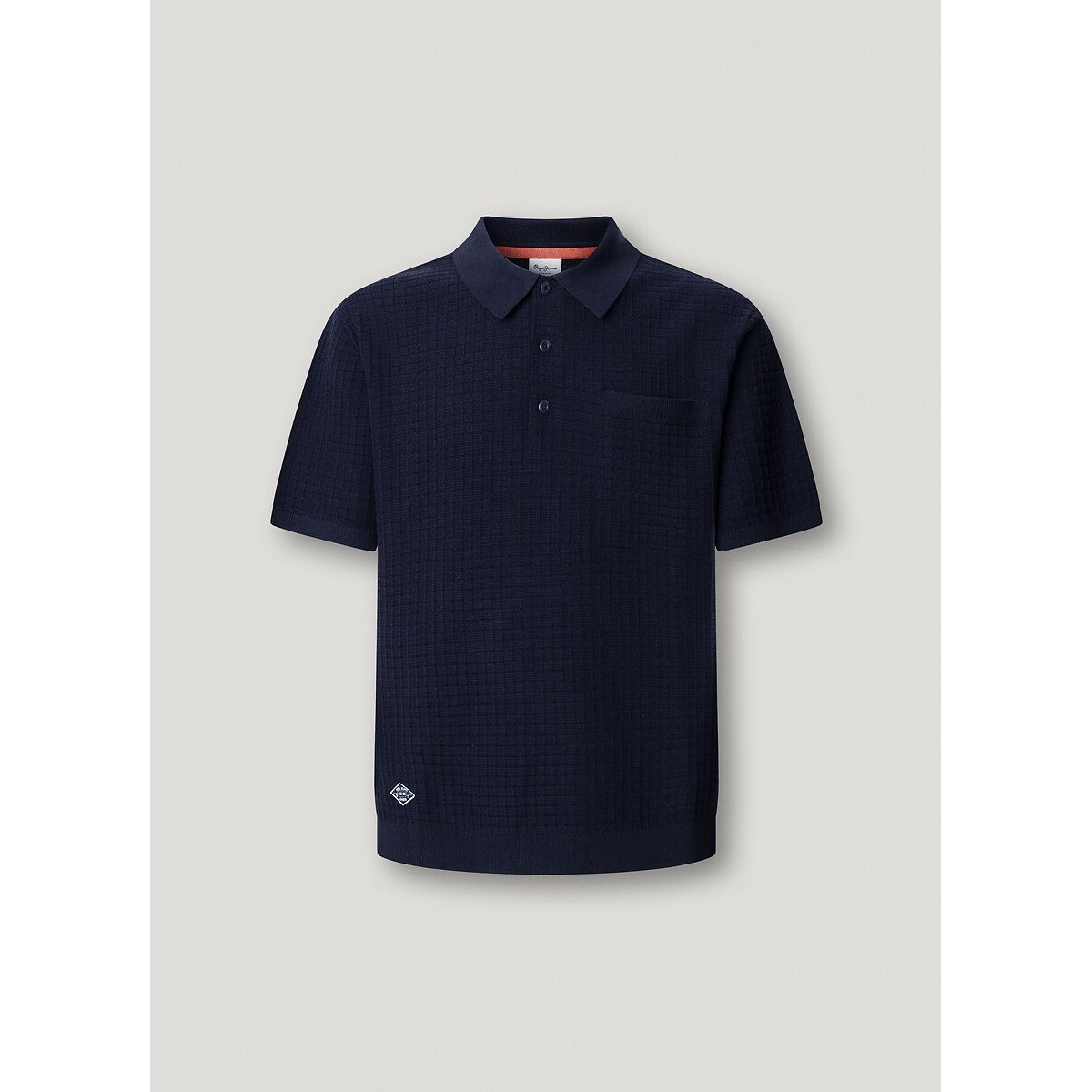 Polo manches courtes en maille, DYLAN marine, PEPE JEANS