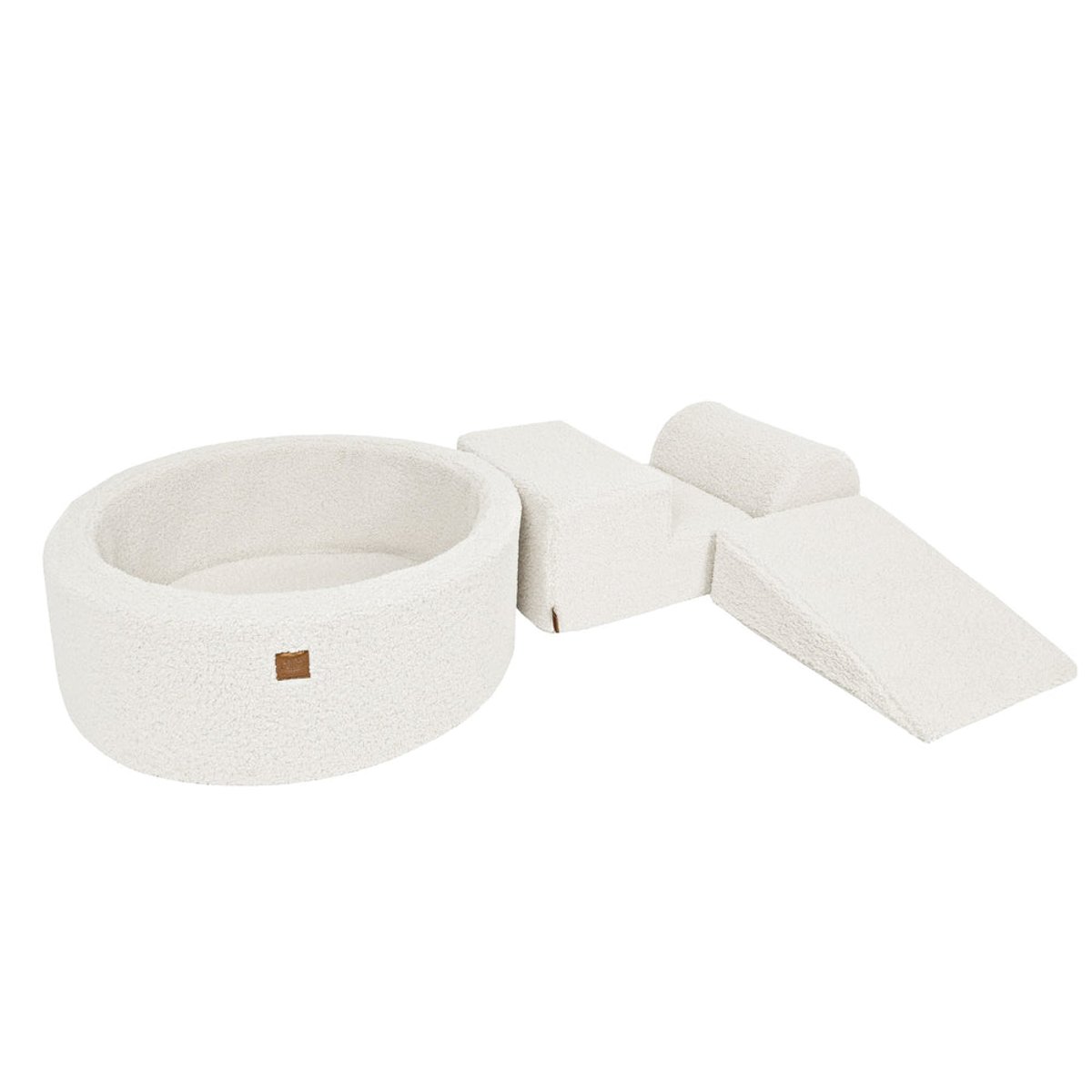 Parcours Motricité Bébé - Parcours de Motricité pour Enfant blanc cassé - sans balles, MEOW BABY