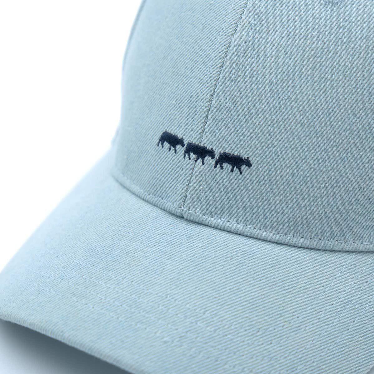 Casquette denim Gaetan bleu ciel, MISE AU GREEN