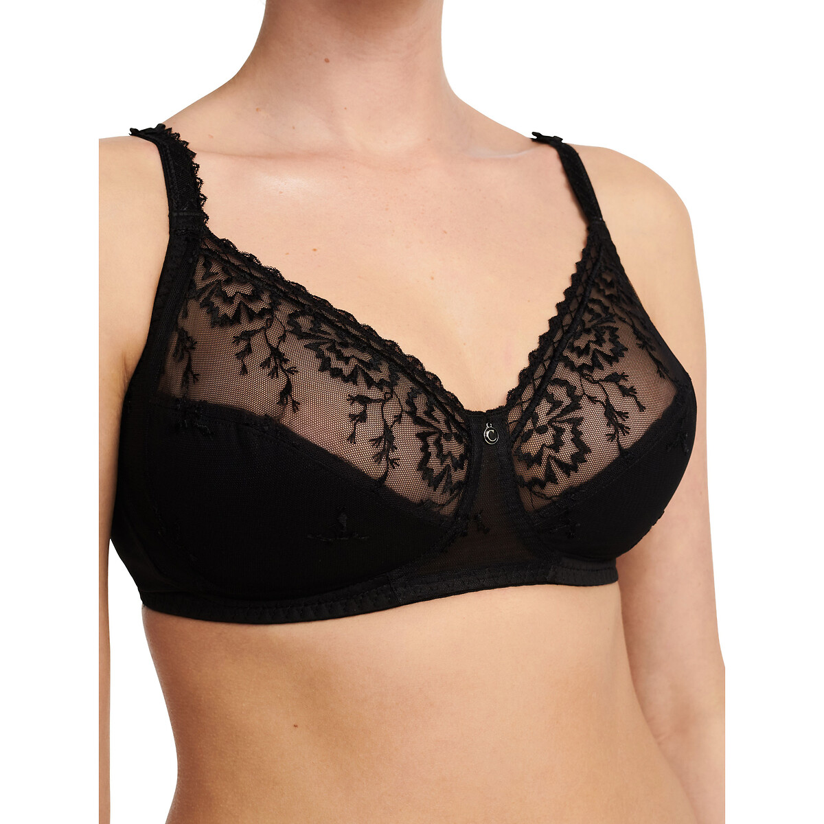 Every Curve Non-Underwired Bra black, CHANTELLE