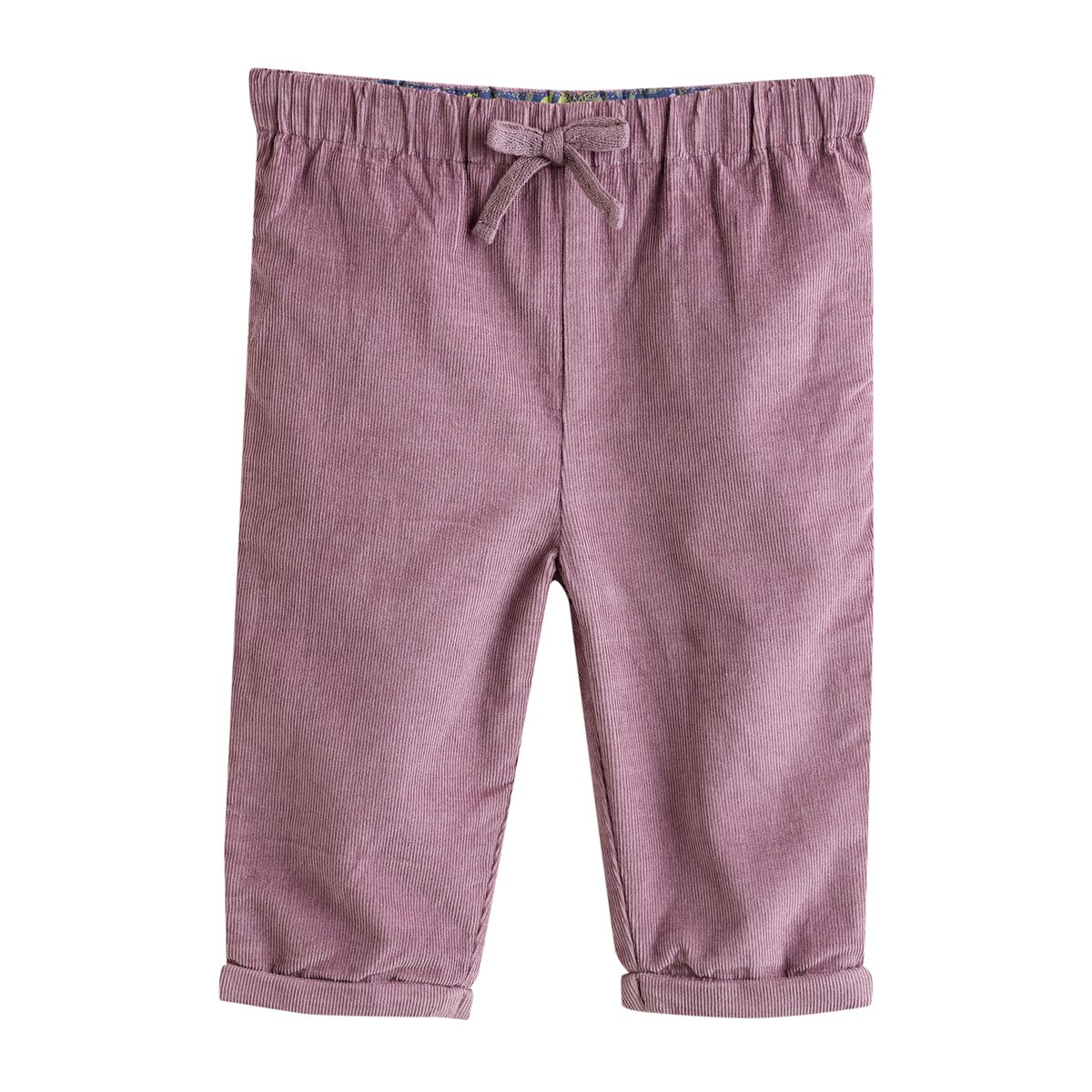 Cardigan, haut et pantalon en velours bébé jaune/ bleu marine ditsy/ violet, NEXT
