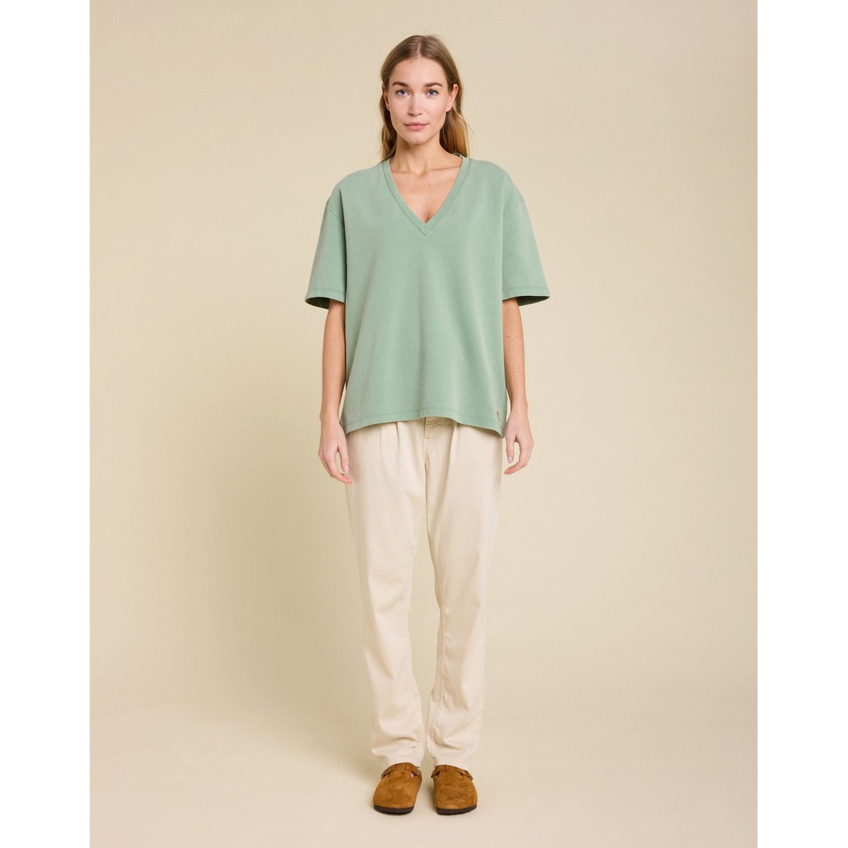 T-shirt NIKO KASMIR vert, PULLIN