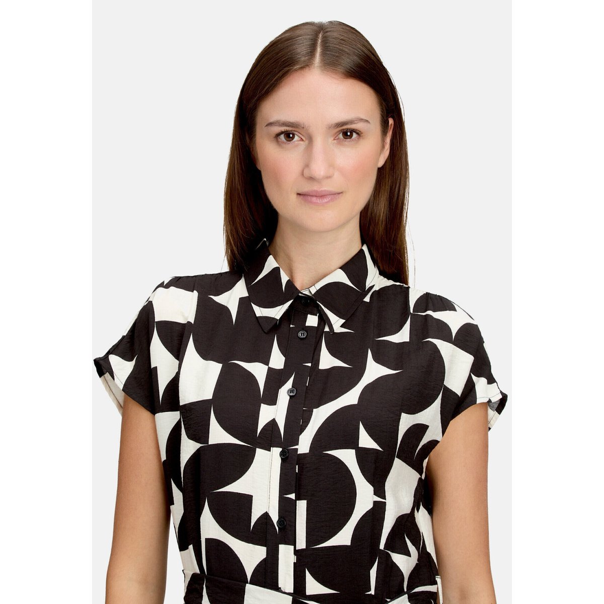 Robe d'été à imprimé noir/blanc, BETTY & CO
