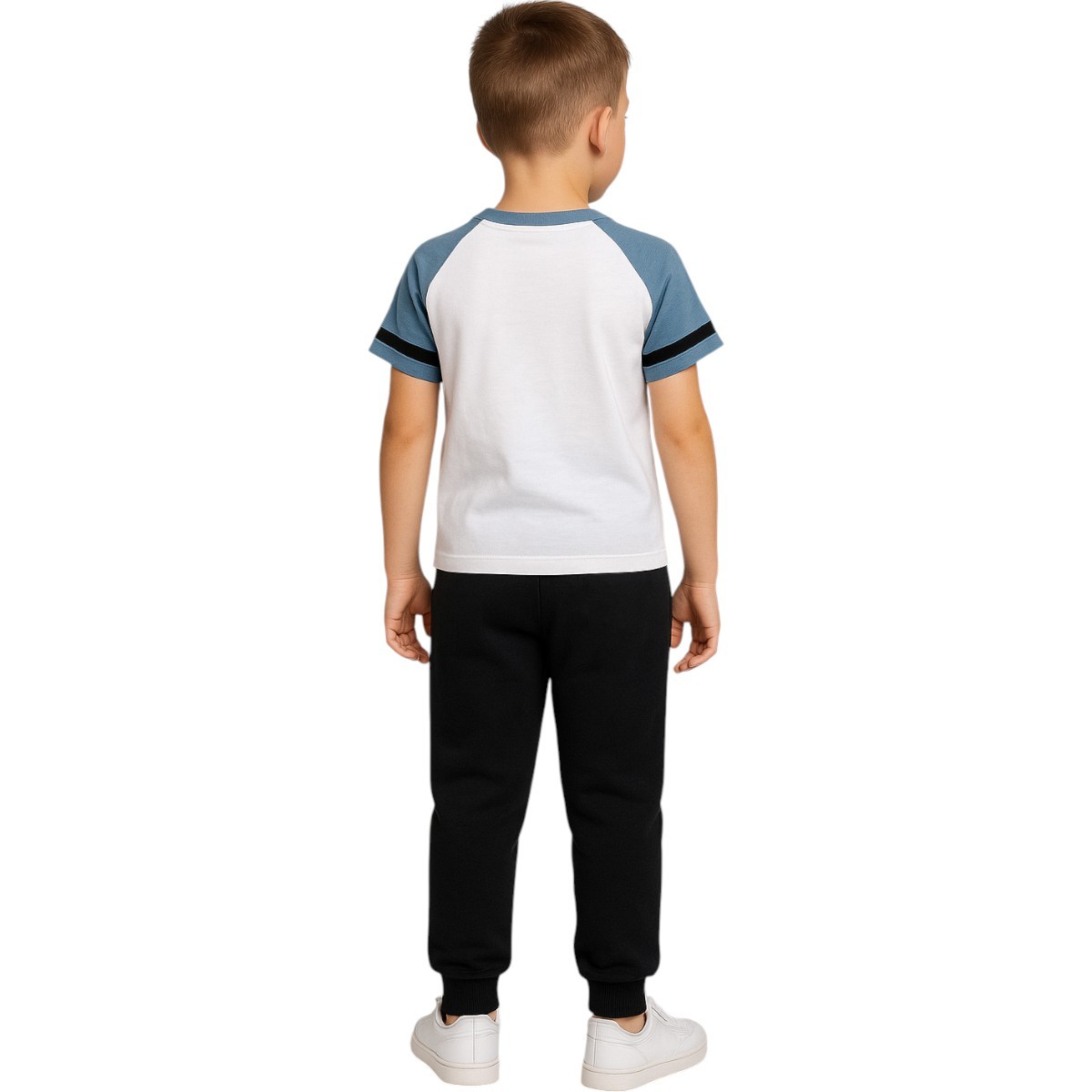 Lot de 2 t-shirts manches courtes et pantalon de jogging PLAYGROUND blanc, ELLESSE