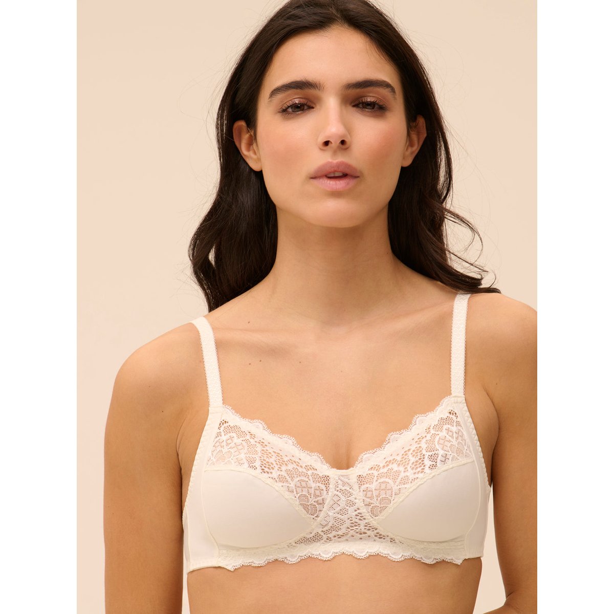 Soutien-gorge sans-armatures structuré, CARESSE blanc, SIMONE PERELE