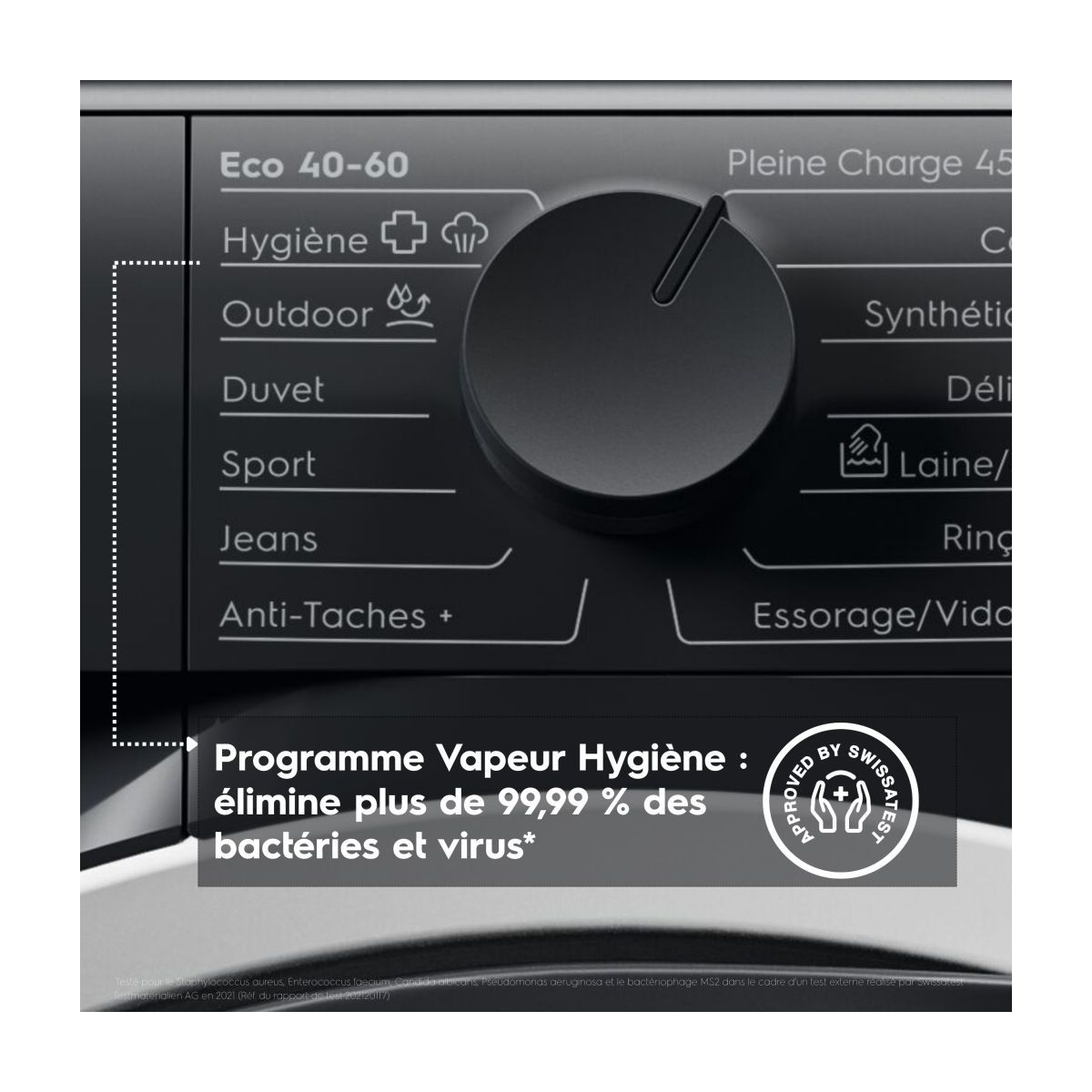Lave linge hublot EW6EE1041AB - 10,5 kg - 1400 tr/min - Classe A - Moteur induction couleur unique, ELECTROLUX