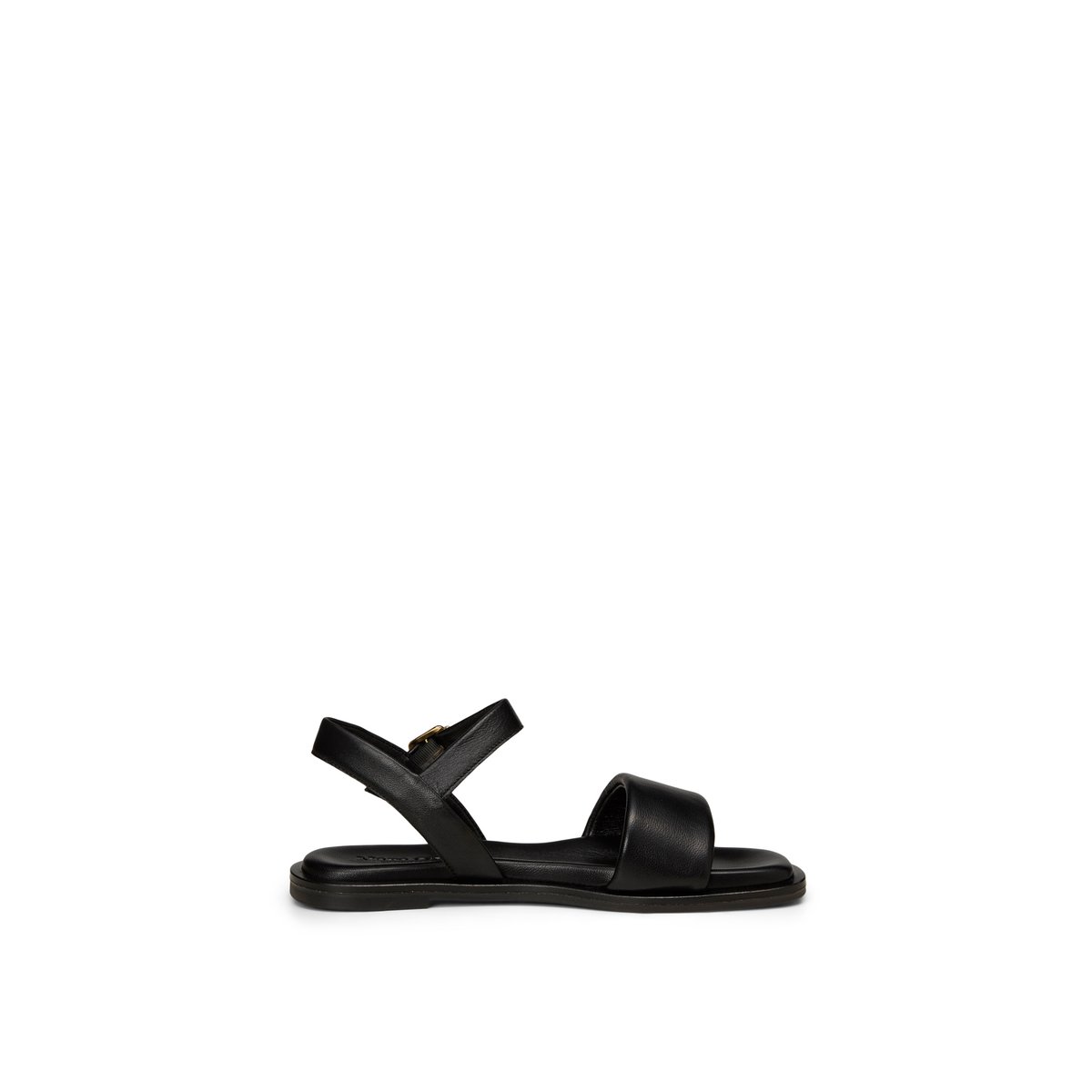 Sandale modèle Marit en cuir de chèvre souple schwarz, MARC O'POLO