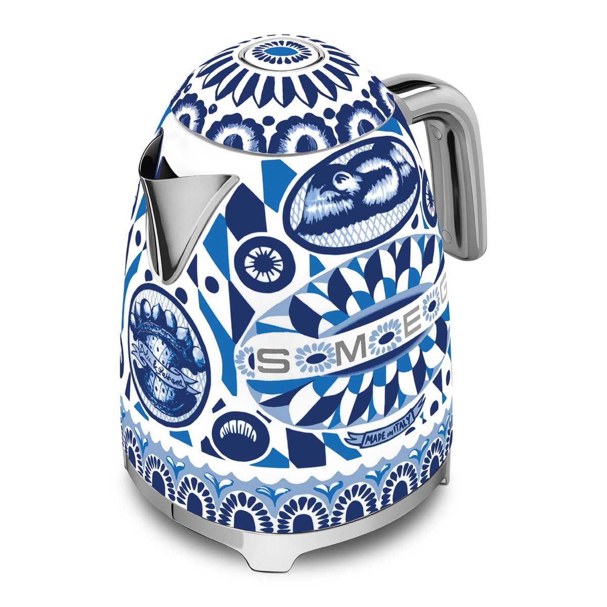 Bouilloire électrique 1,7 litre KLF03 décoré / spécial brillant, SMEG