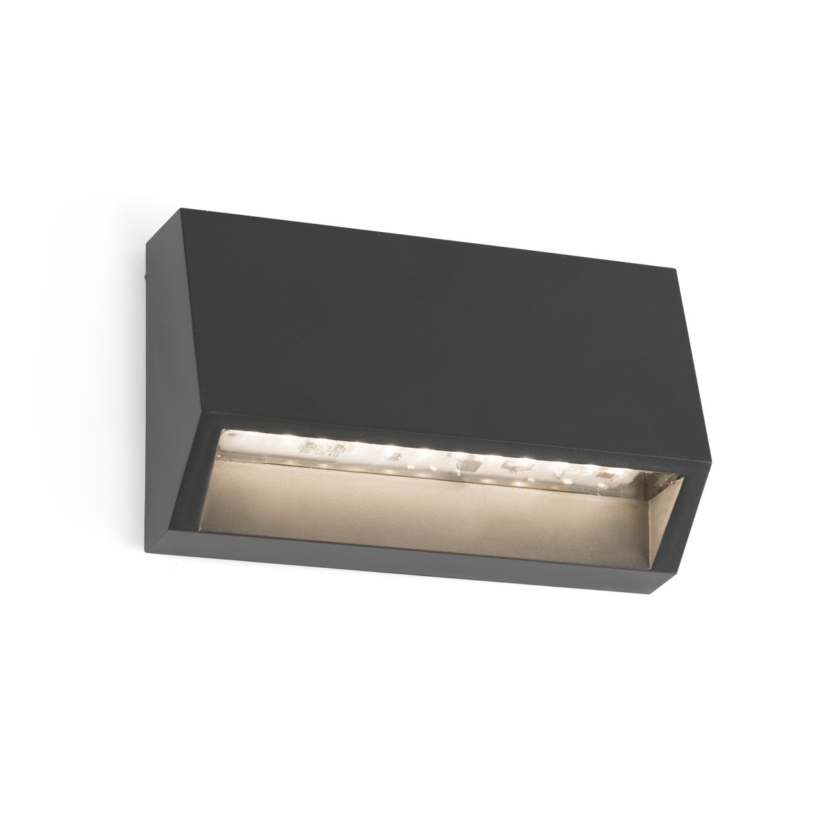 Applique lumière chaude MUST gris foncé, FARO