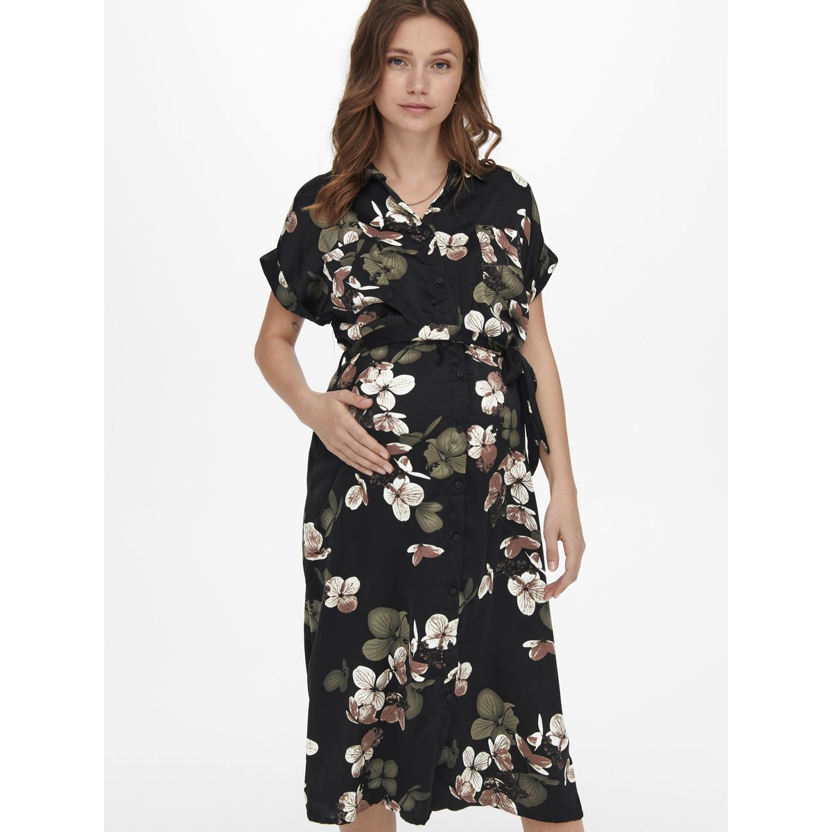 Robe Chemise noire - black, ONLY