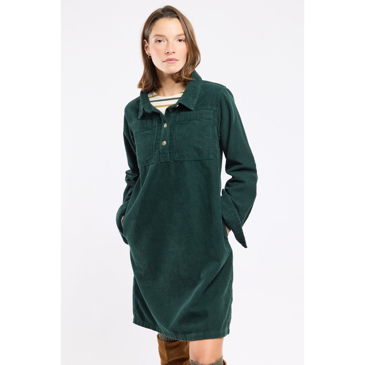Robe en velours - coton otranto, ARMOR-LUX