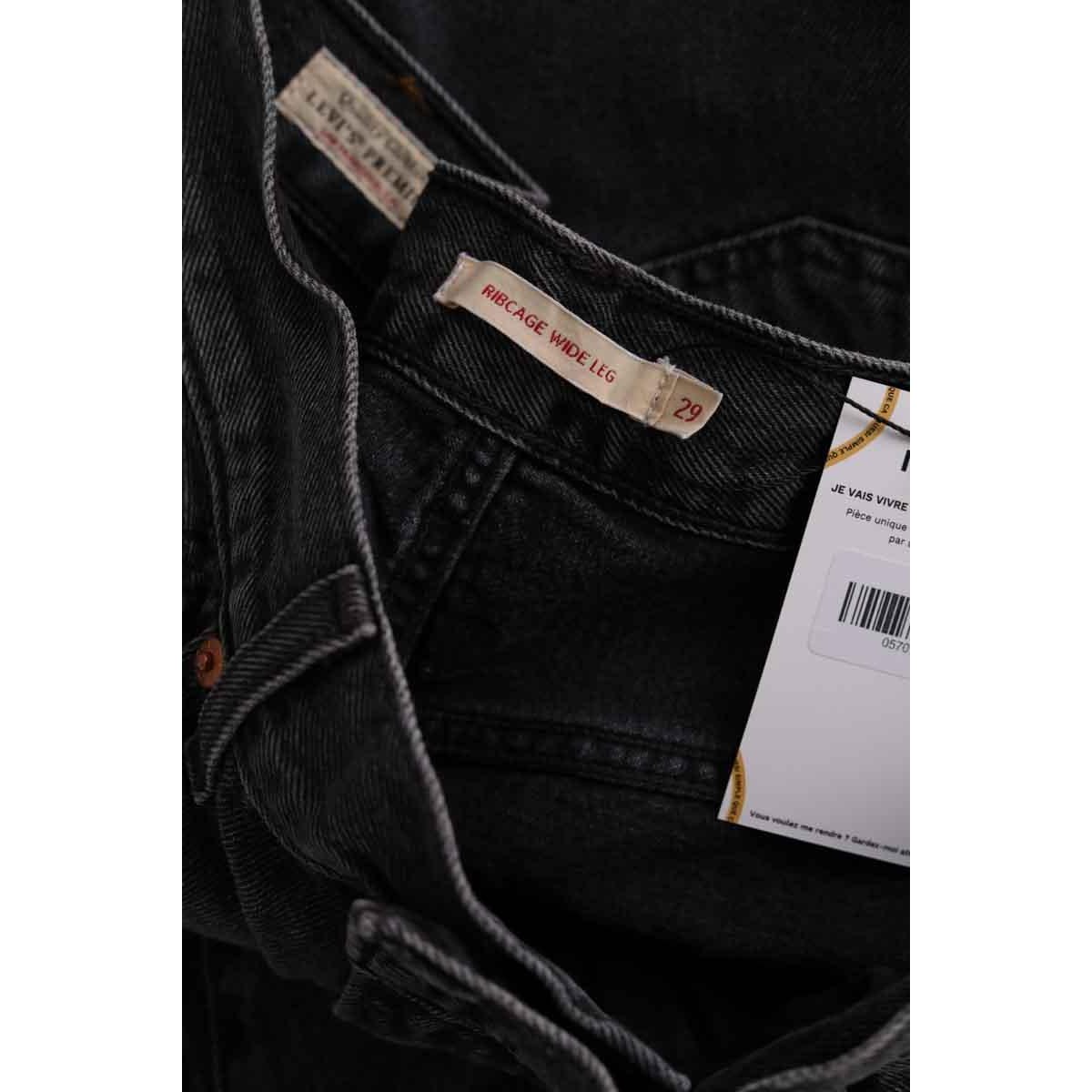 Jean large - Très Bon État gris, LEVI'S