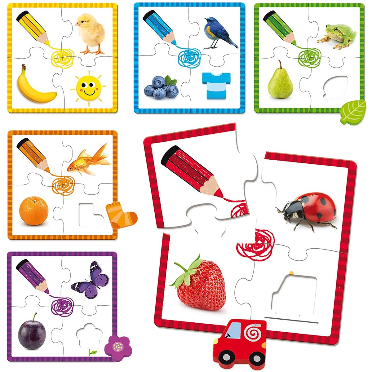 Puzzle Couleurs blanc, GOULA