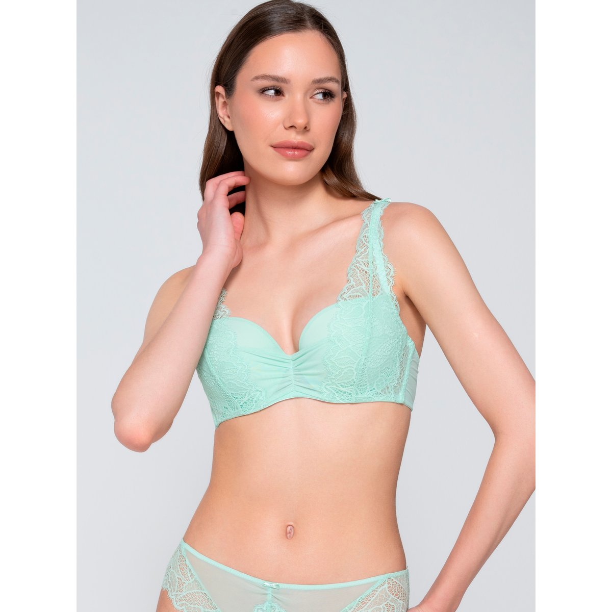 Soutien-gorge préformé ORCHIDEA vert, LUNA SPLENDIDA