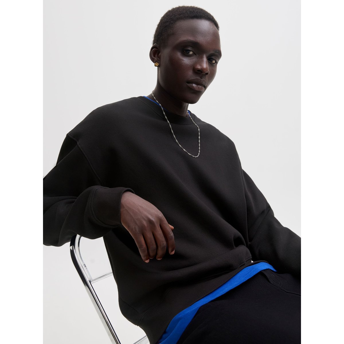 Sweat-Shirt black 1, JACK & JONES