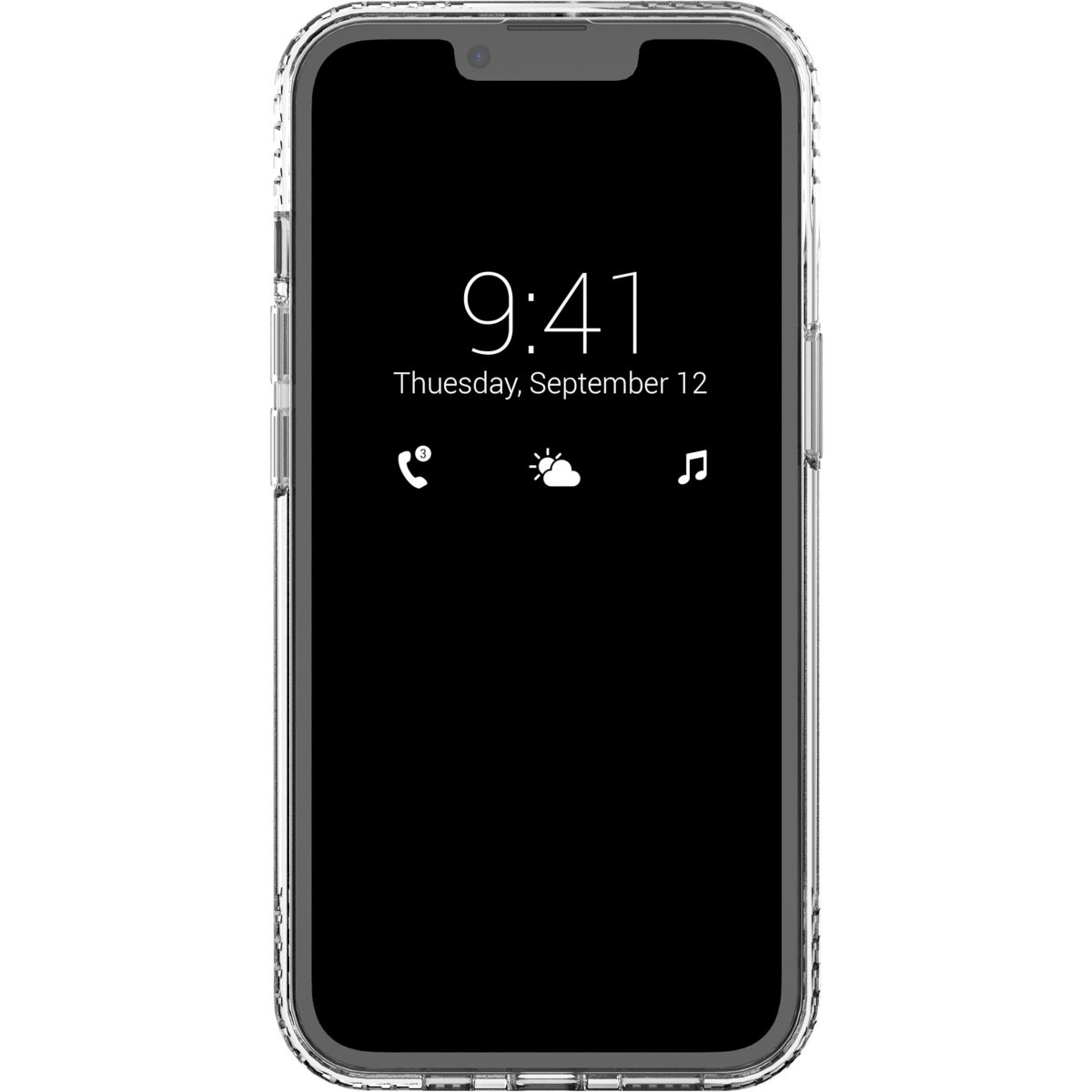 Coque iPhone 14 Pulse transparent France transparent, FORCE CASE