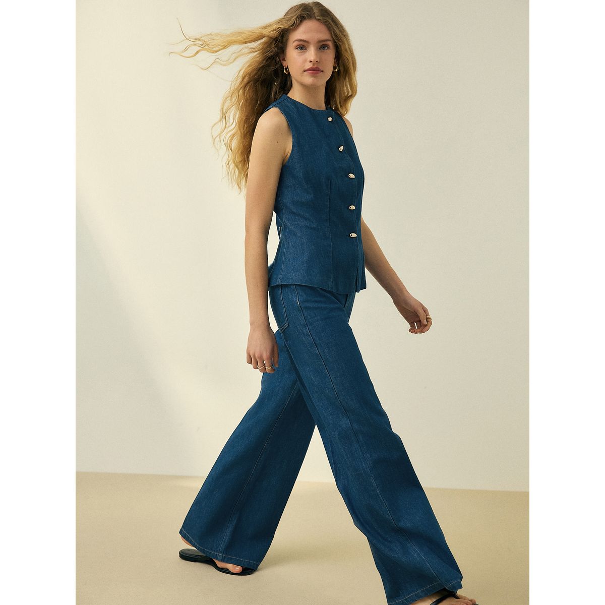 Gilet de costume ajusté n. premium bleu foncé, NEXT