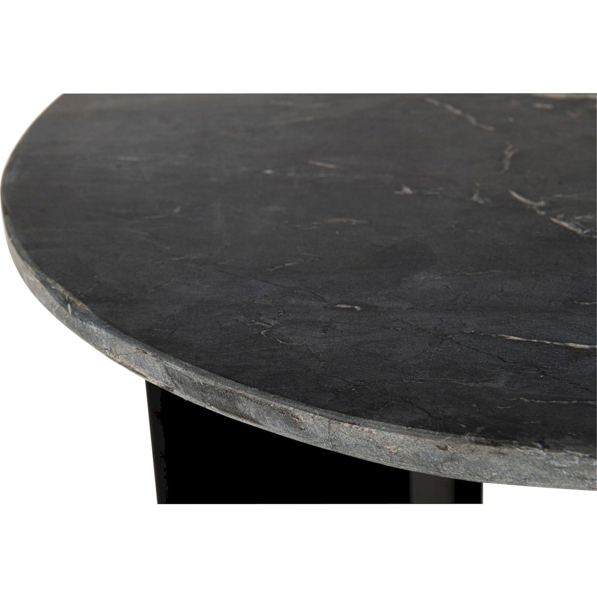 Table d'appoint en marbre noir, RECOLLECTION