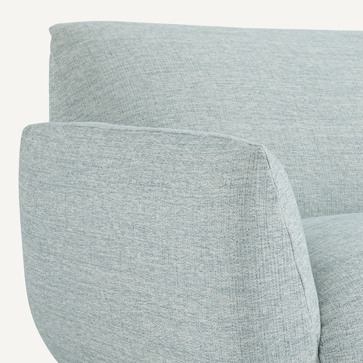 Sofa in gemêleerd canvas, Spogano grijsblauw, AM.PM