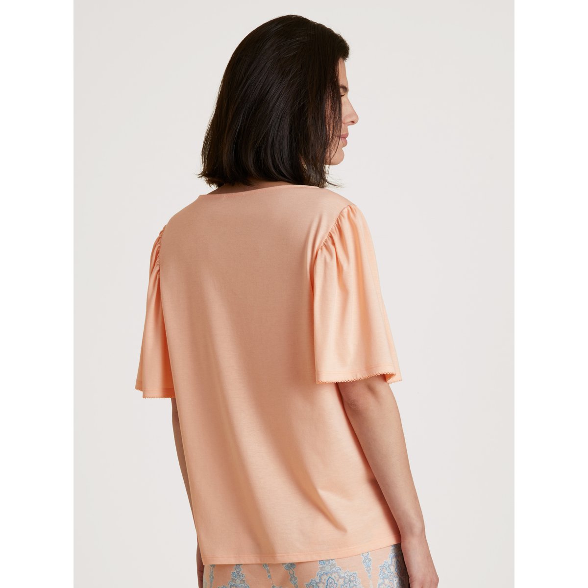 T-Shirt à manches courtes manches courtes Coton FAVOURITES JOY parfait aux pêches, CALIDA