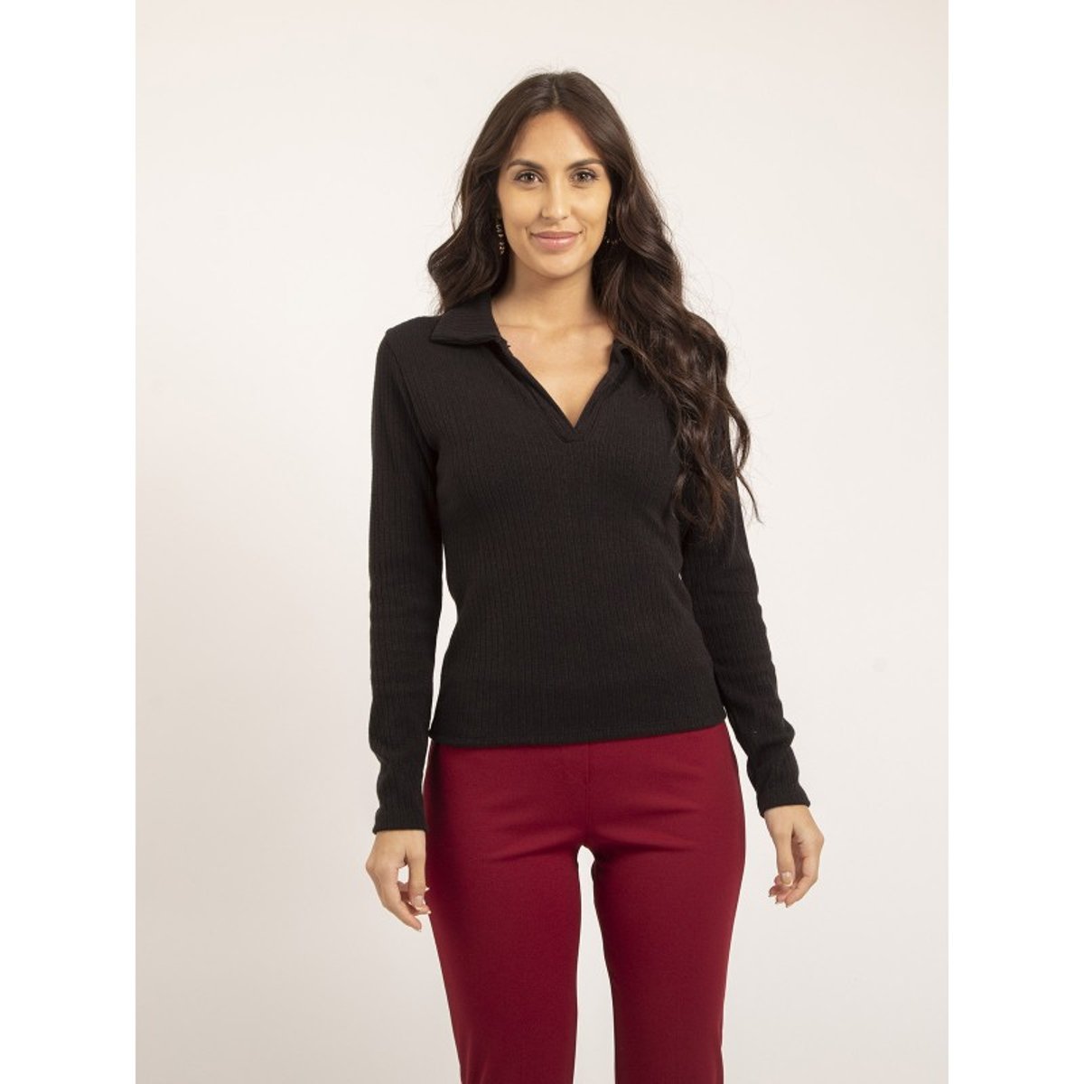 Pull Fin Kaleda noir, DONA LISA