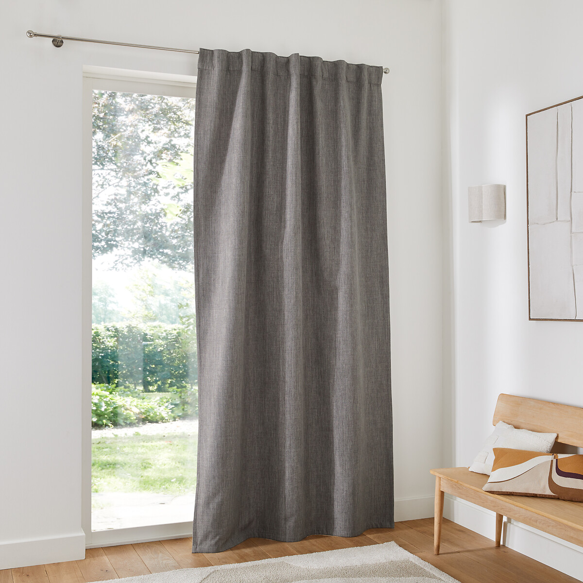 Thermal Blackout Curtain, Exurie grey, LA REDOUTE INTERIEURS