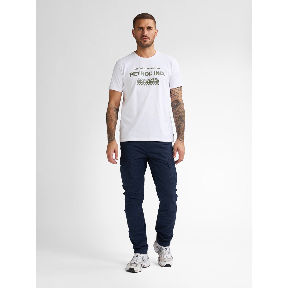 Pantalon cargo bleu marine, PETROL INDUSTRIES