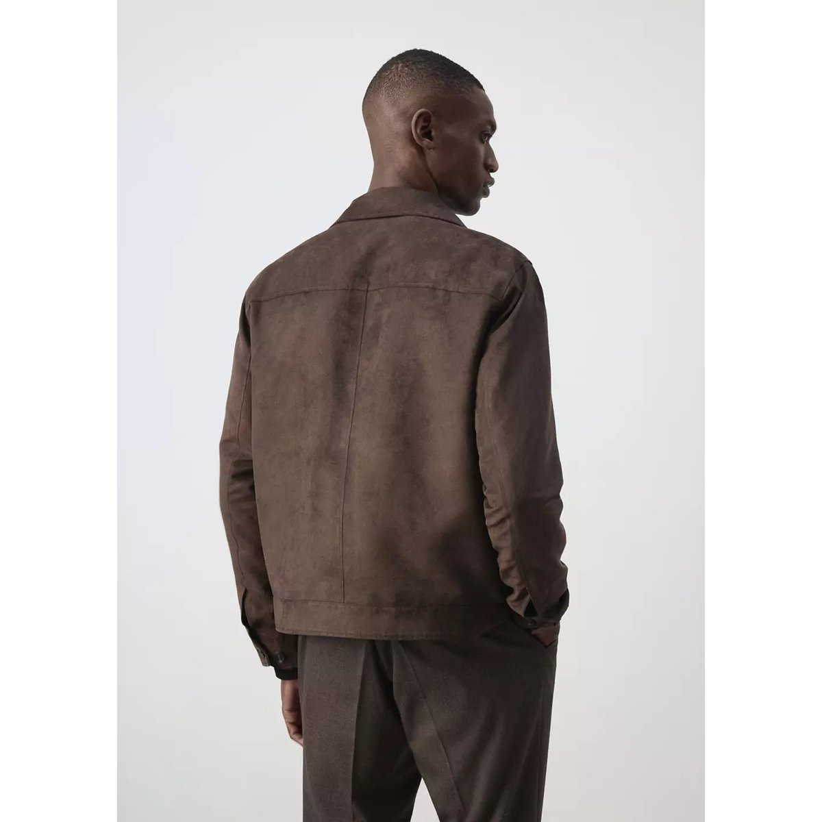 Veste effe daim poches marron, MANGO MAN
