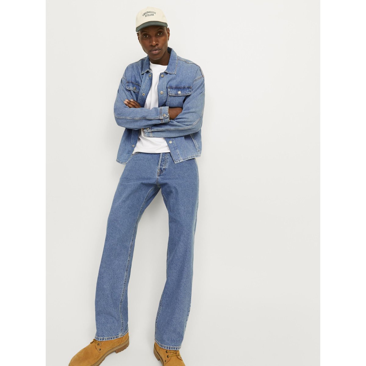 Jean À Coupe Loose blue denim, JACK & JONES