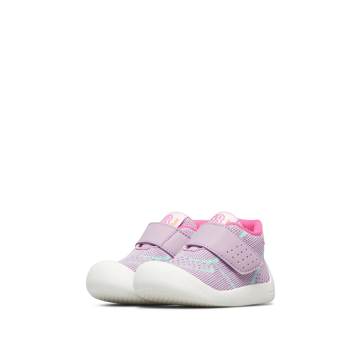 Sneakers en simili cuir et tissu FREE 2 VL. lilas-, FALCOTTO