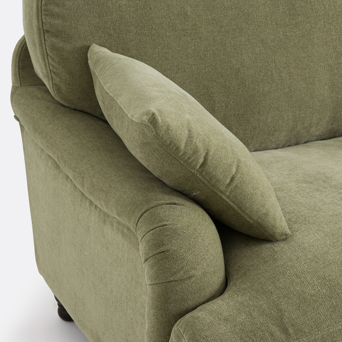 Canapé 3 ou 4 places, polyester chiné, NOON vert eucalyptus, LA REDOUTE INTERIEURS