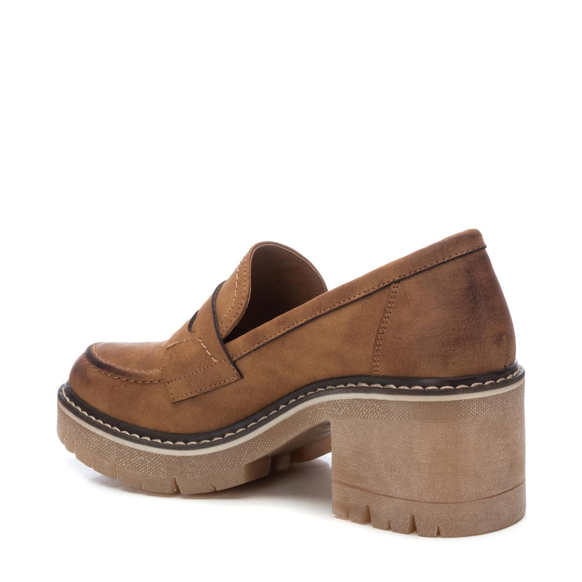 Chaussure Mocassin Talon Décontractée camel, REFRESH