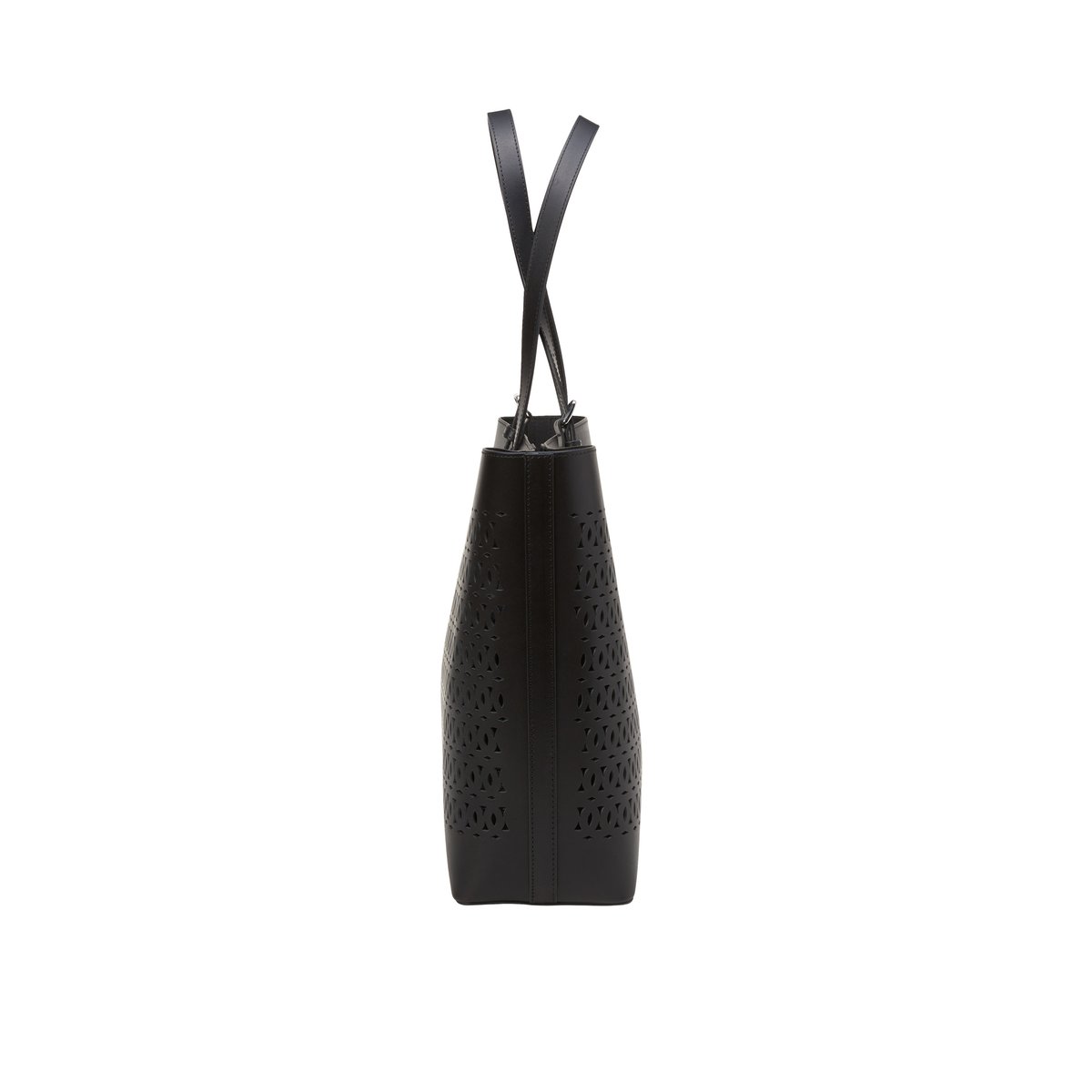 Shopper large avec pochette intérieure amovible noir, MARC O'POLO