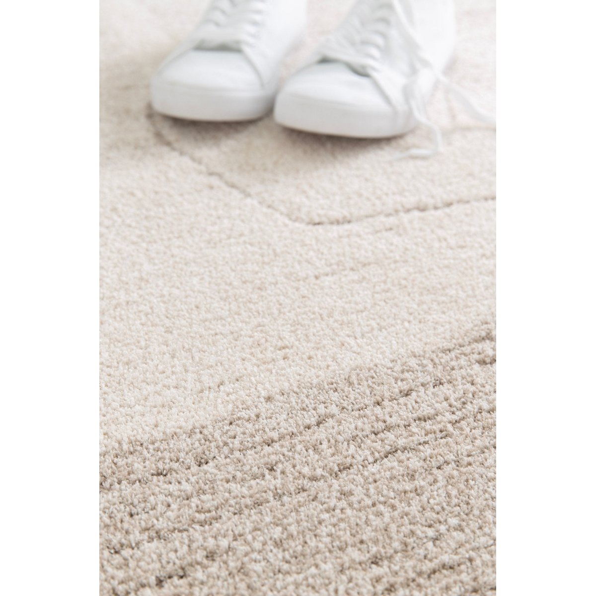 Tapis ultra doux et design ENIGMA lin, AFK LIVING