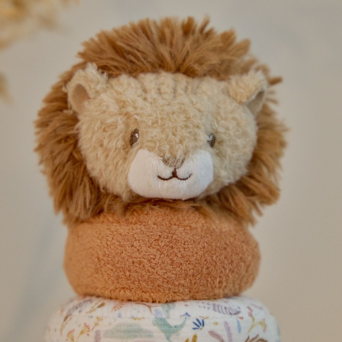 Lion à empiler multicolore, bois, LITTLE DUTCH