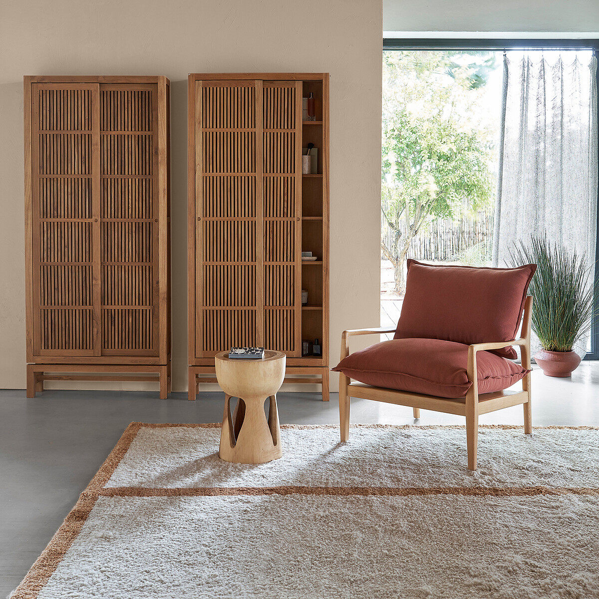 Armoire en teck, Castilla teck, AM.PM